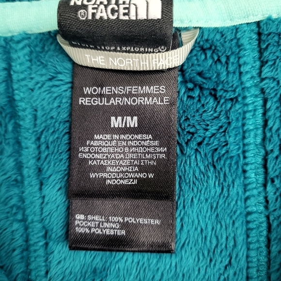 The North Face Morning Glory Fleece Jacket Teal Green Women's M - Picture 9 of 15